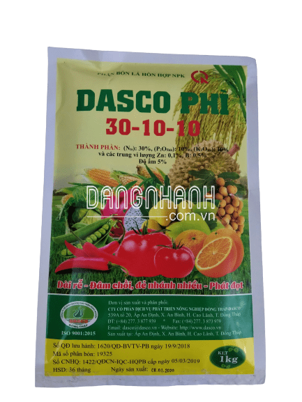 Phân bón lá DASCO PHÌ (gói 1kg)