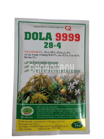 Phân bón lá DOLA 9999 (gói 1kg)