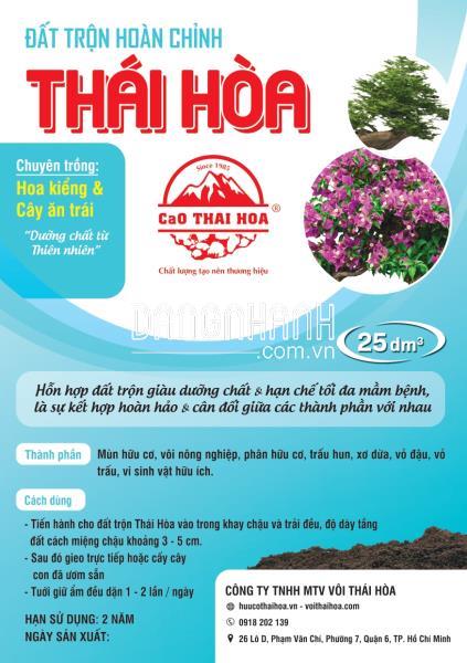 HỖN HỢP ĐẤT TRỘN HOÀN CHỈNH ( CHUYÊN : HOA KIỂNG & CÂY ĂN TRÁI ))