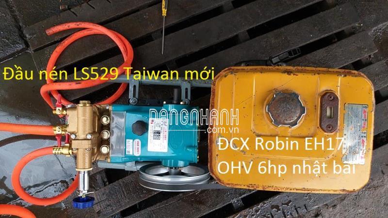 Bộ rửa xe, phun thuốc cá heo xanh ls529 taiwan + đcx robin eh17 nhật bãi