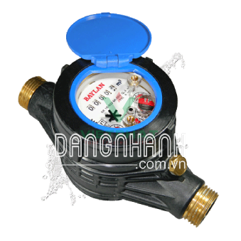 Đồng hồ nước thân nhựa ren đồng đa tia dạng từ TK-2P