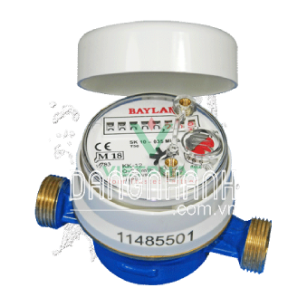 Đồng hồ nước thân đồng đơn tia dạng từ KK-12