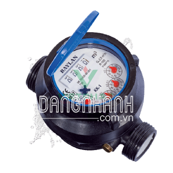 Đồng hồ nước thân nhựa đơn tia dạng từ KK-1