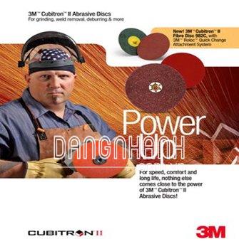 Nhám đĩa 3M™ Cubitron™ II 987C , quy cách 4in, độ hạt P36+, quy cách đóng gói 100 đĩa/4 hộp/ thùng