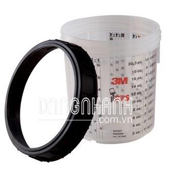 Bộ cốc pha sơn và nắp vặn chuẩn 3M PPS 16001