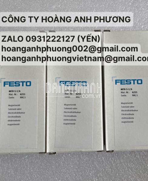 Van điện từ Festo giá tốt trên thị trường | MFH-5-1/4 | Hoàng Anh Phương