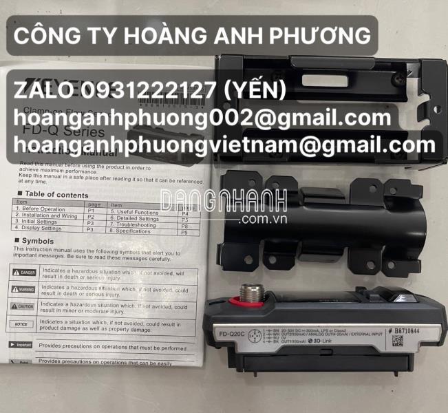 FD-Q20C | Cảm biến lưu lượng Keyence | Hàng mới 100% BH 12 tháng