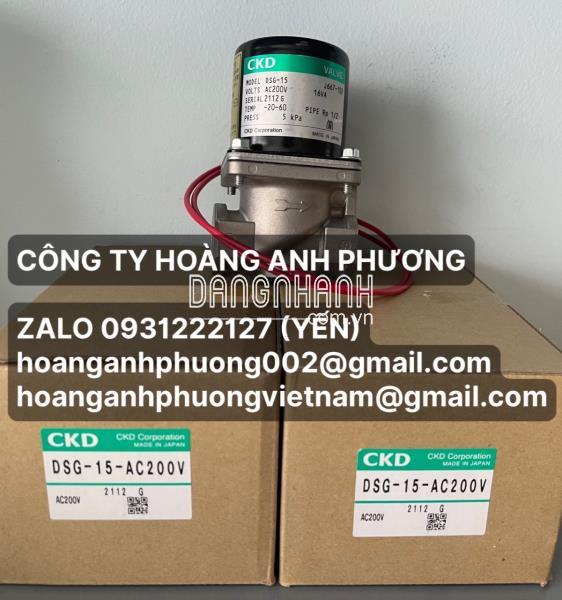 DSG-15-AC200V | Van ngắt gas CKD | Hoàng Anh Phương