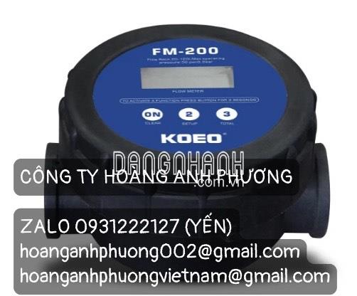 Đồng hồ đo dầu điện tử | KOEO | Hoàng Anh Phương phân phối