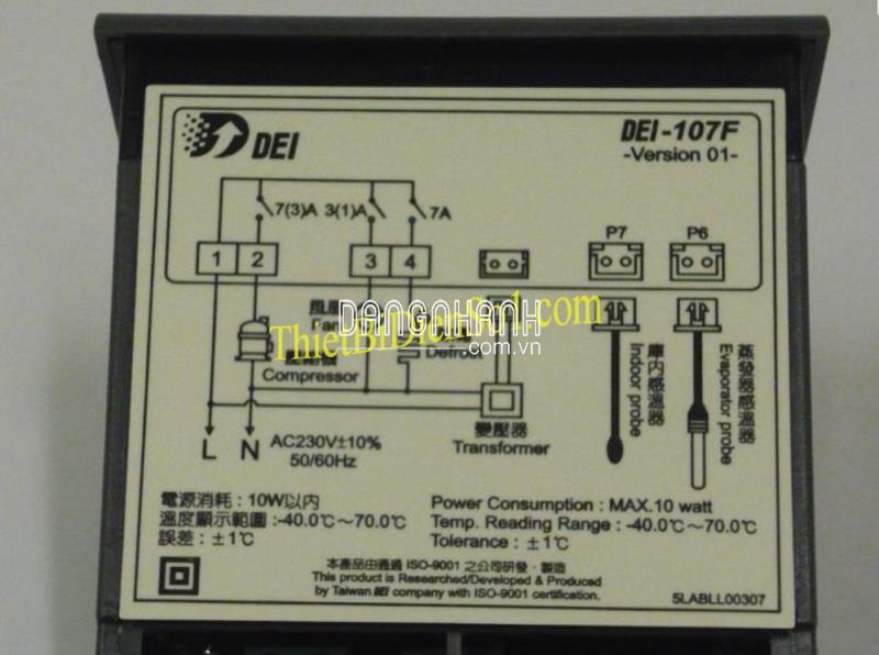 Bộ điều khiển DEI DEI-107F -Cty Thiết Bị Điện Số 1