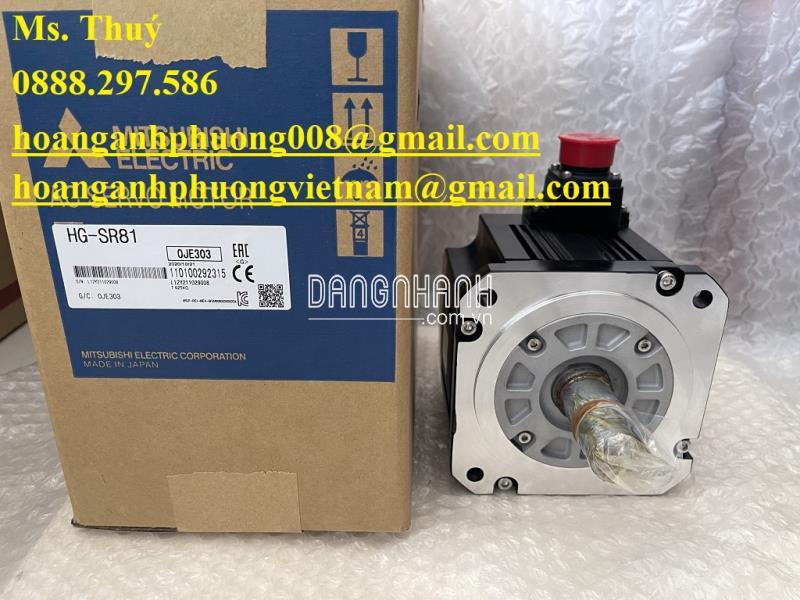 Động cơ Servo Mitsubishi HG-SR81 | Mới 100% BH 12 tháng