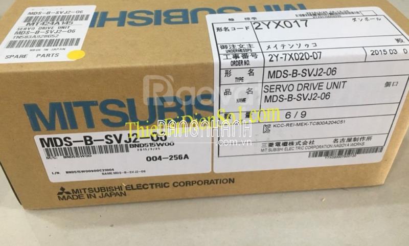 Servo driver Mitsubishi MDS-B-SVJ2-06 -Cty Thiết Bị Điện Số 1