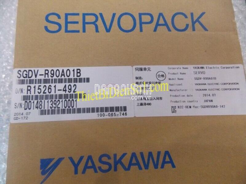 Servo driver Yaskawa SGDV-R90A01B -Cty Thiết Bị Điện Số 1