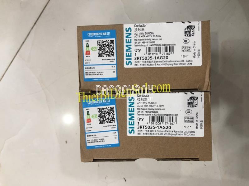 Khởi động từ Siemens 7kw 3RT5025 -Cty Thiết Bị Điện Số 1