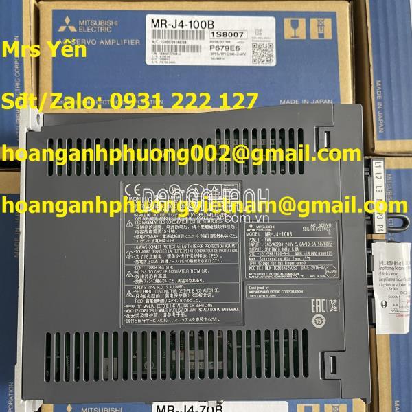 MR-J4-100B Mitsubishi nhập khẩu mới 100%, giá tốt toàn quốc