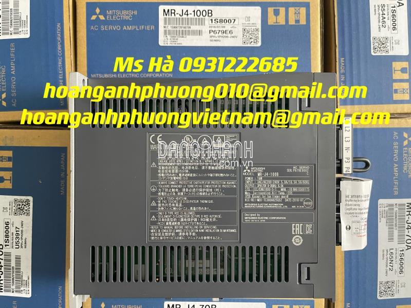 MITSUBISHI - hàng mới - Bộ khuếch đại servo MR-J4-100B 