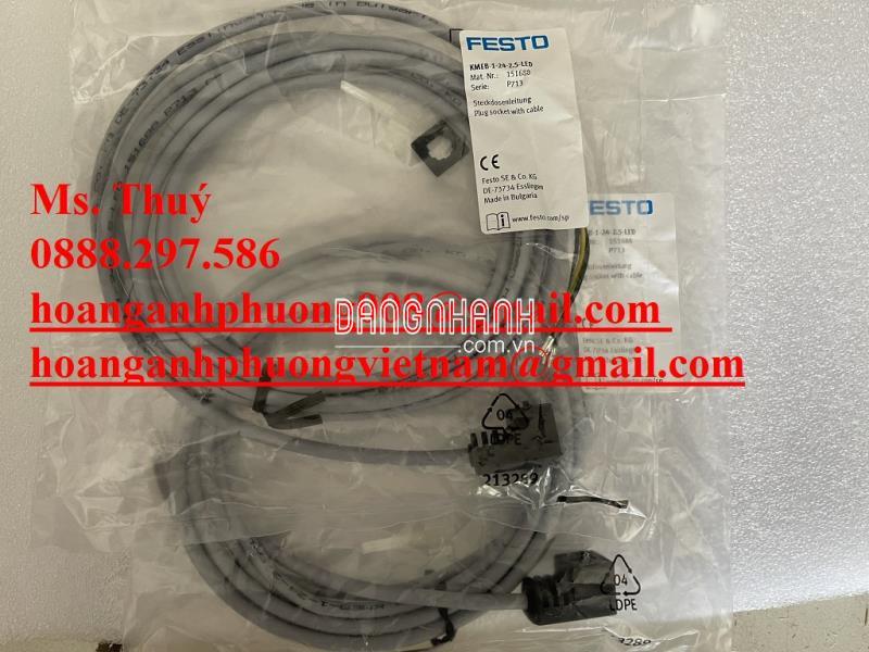 Cáp kết nối Festo KMEB-1-24-2,5-LED | Giao hàng toàn quốc