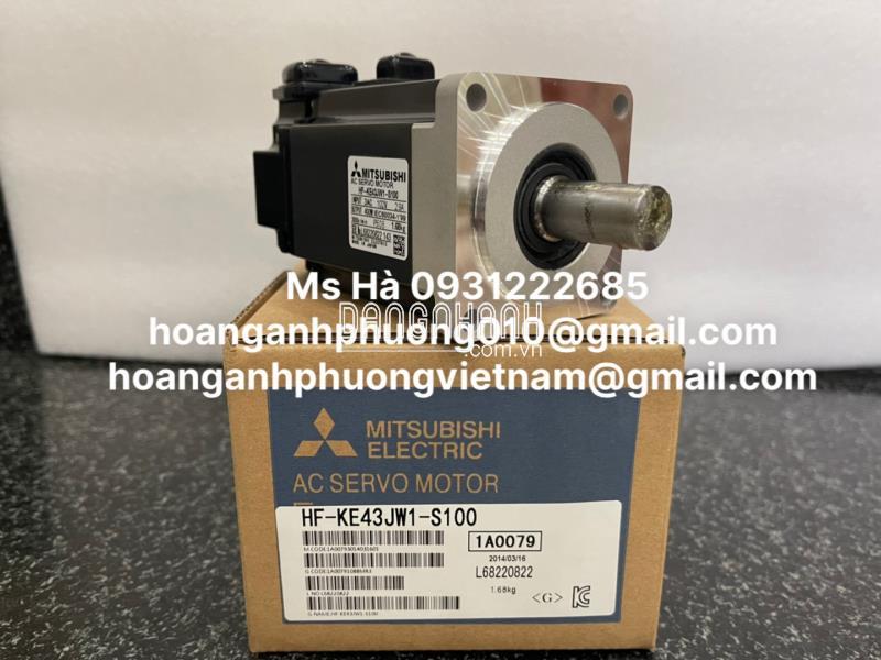 Servo 0.4kW mitsubishi HF-KE43JW1-S100 hàng mới 100%