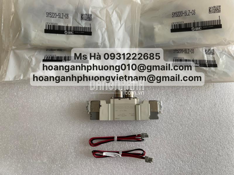 Nhập khẩu - Van khí nén 2 đầu SY5220-5LZ-C6 SMC 