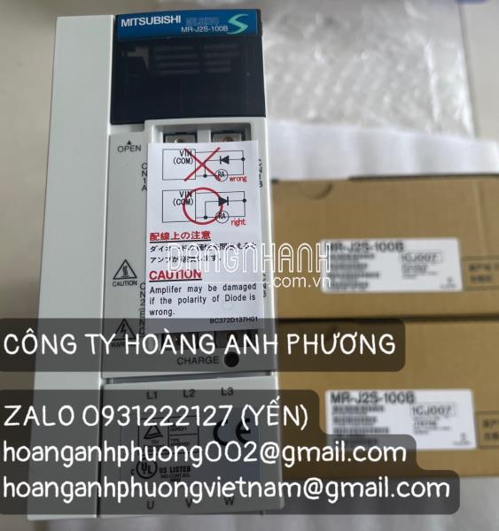 MR-J2S-100B | AC SERVO DRIVE MITSUBISHI | HOÀNG ANH PHƯƠNG