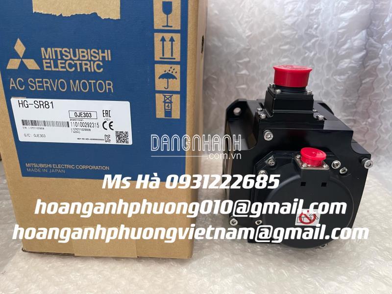 Động cơ 0.85kW 220V hãng mitsubishi HG-SR81 