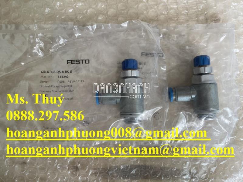 Van tiết lưu Festo GRLA-3/8-QS-8-RS-D giá tốt