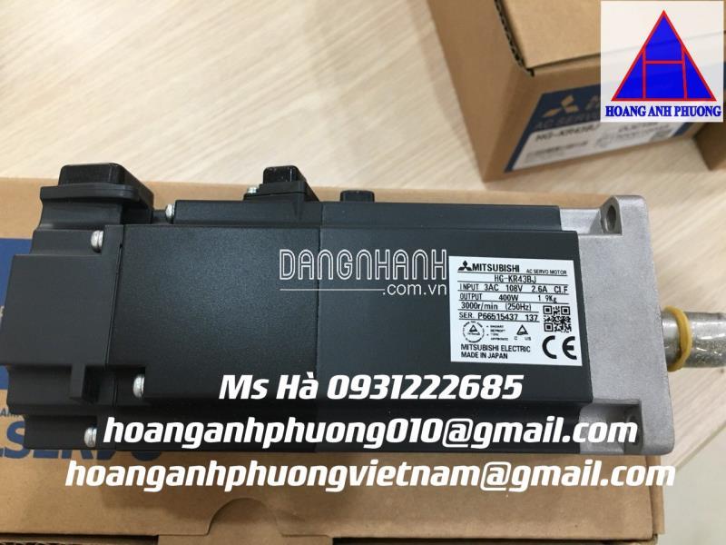 Chuyên các dòng motor 400W mitsubishi HG-KR43BJ