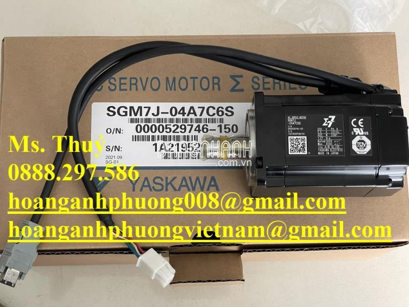 Chính hãng | Servo motor Yaskawa SGM7J-04A7C6S 