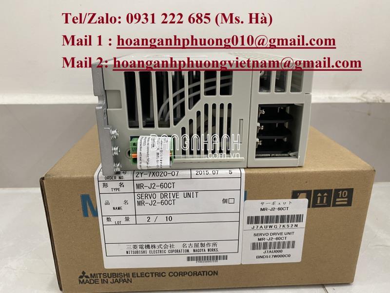 Servo driver chính hãng 100% mitsubishi MR-J2-60CT