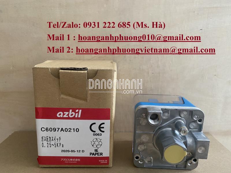 Công tắc áp suất C6097A0210 Azbil 