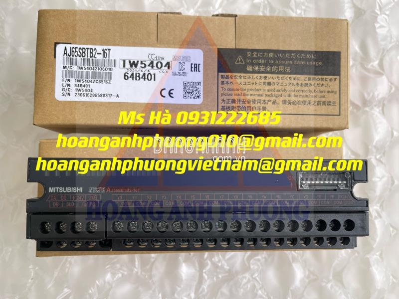 Mô đun I/O mitsubishi AJ65SBTB2-16T bảo hành chính hãng 