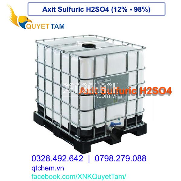 Axit sulfuric- H2SO4 (12% - 98%) công nghiệp – Tank, Bồn