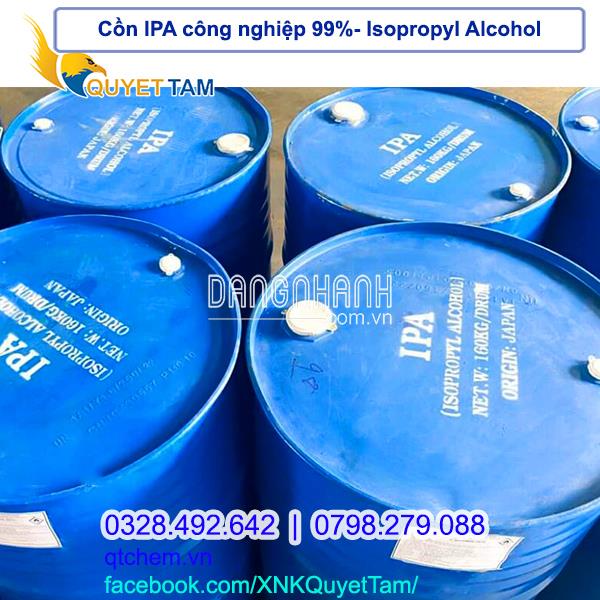 Cồn IPA công nghiệp 99%- Cồn Isopropyl alcohol