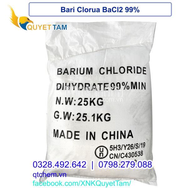 Barium Chloride BaCl2 99% TQ, 25kg/bao