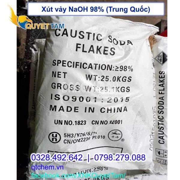 Xút vảy Trung Quốc NaOH 98% - Caustic Soda Flake