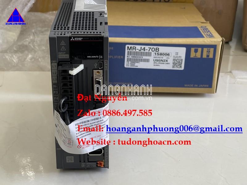 MR-J4-70B bộ điều khiển công suất 700W mới chính hãng Mitsubishi mới