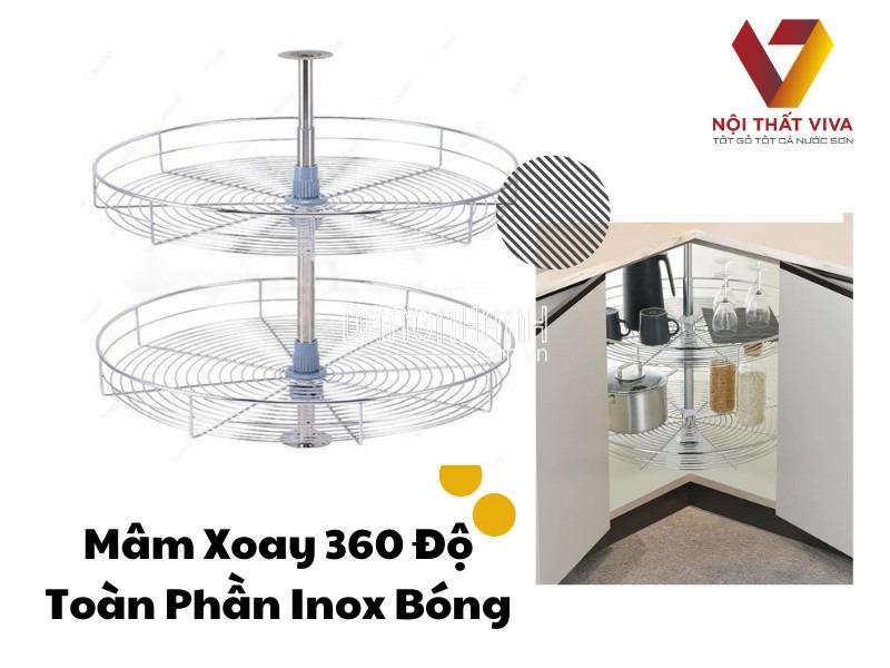 5+ Ưu Điểm Của Kệ Góc Xoay 360 Độ Trong Gian Bếp Gia Đình