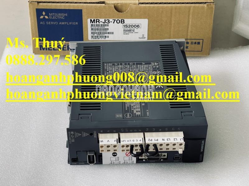 Chính hãng, Mới 100% - Mitsubishi MR-J3-70B 0.7kW 380V 