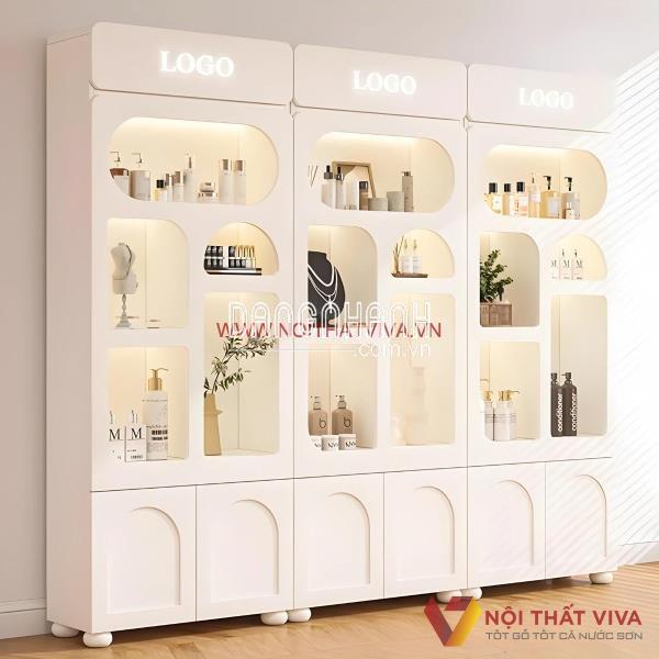 Mẫu Tủ Trưng Bày Nước Hoa, Sản Phẩm Gỗ MDF Hiện Đại Cao Cấp