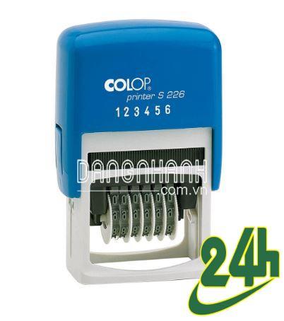 Dấu lật tự động Colop dấu số thứ tự từ 1 đến 6 Printer S126
