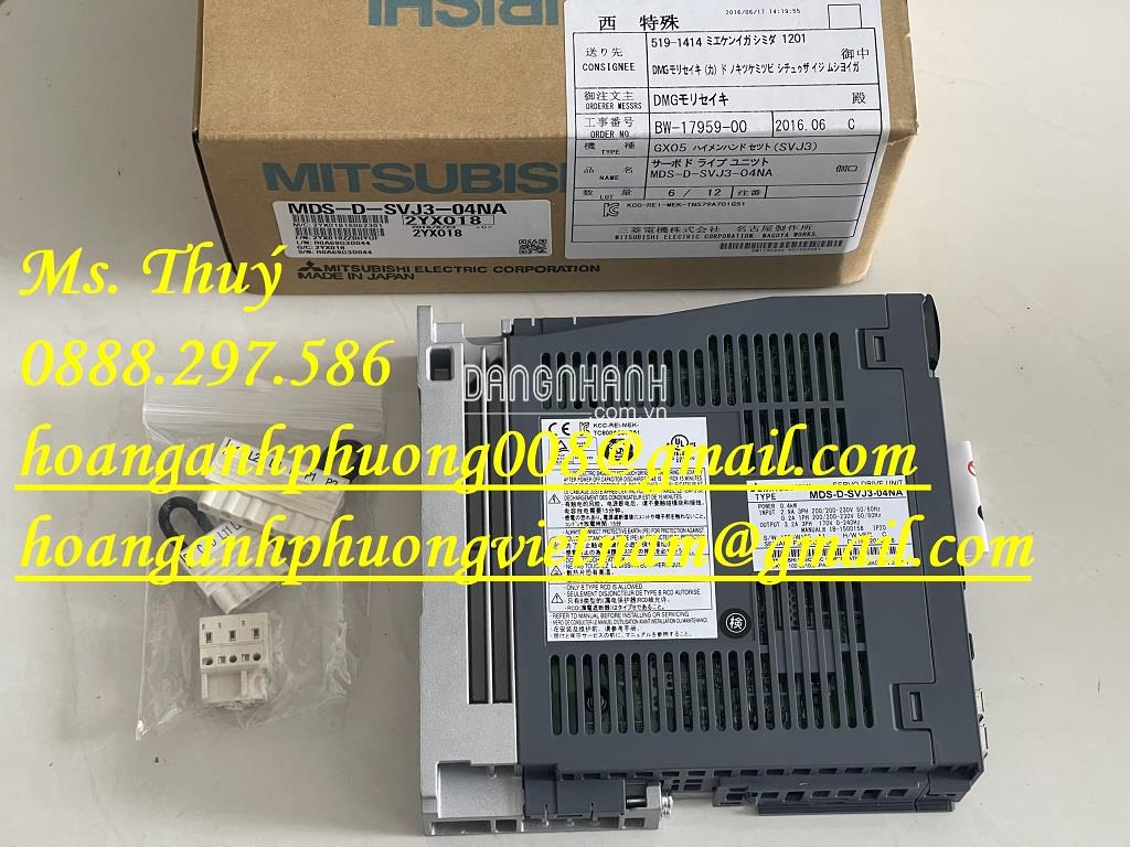 Mitsubishi MDS-D-SVJ3-04NA - Servo Drive - New 100%