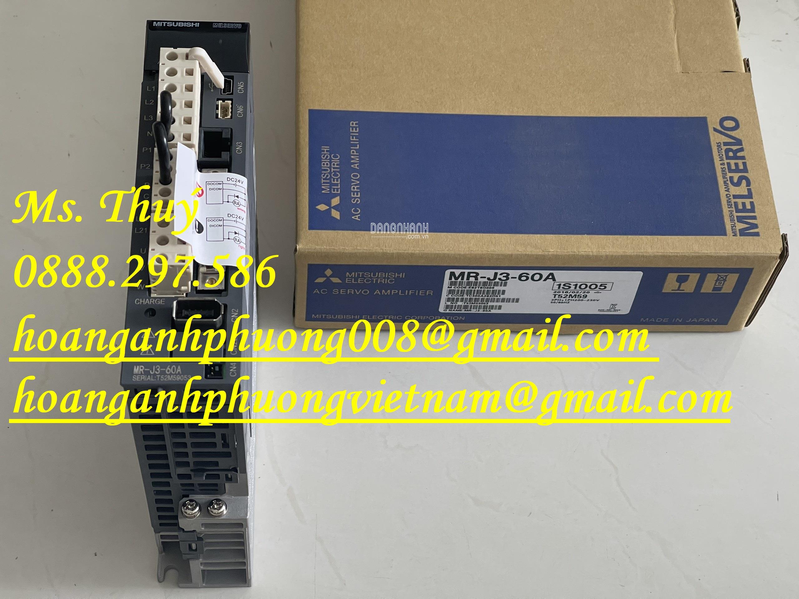 Servo Driver Mitsubishi MR-J3-60A - Nhập khẩu giá tốt nhất