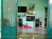 Bán Nhà Củ Chi. Xã An Nhơn Tây.TPHCM. 124m2. 5m x 24m. (Thổ Cư 54m2)