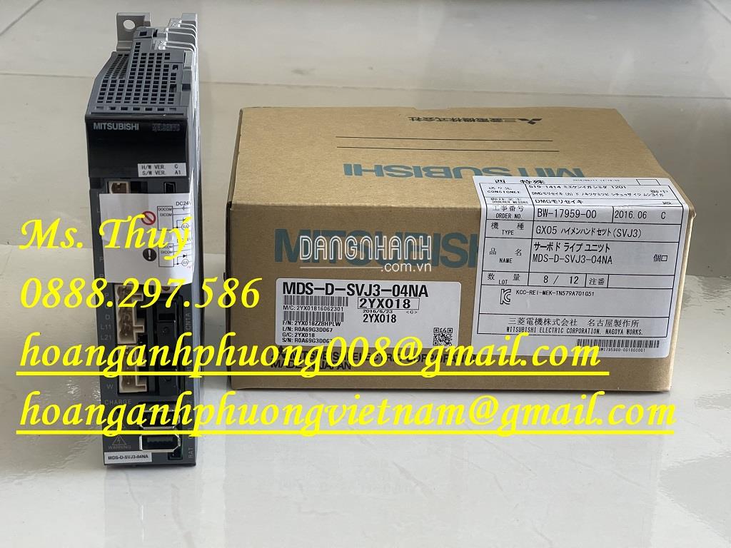  Servo Drive - New 100% - Mitsubishi MDS-D-SVJ3-04NA - Bình Dương