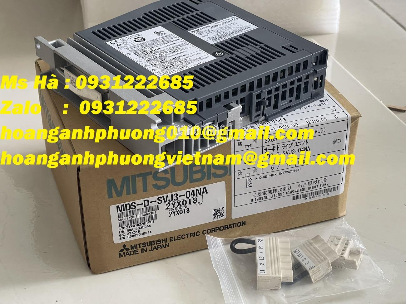 Nhập khẩu Mitsubishi - hàng mới - bộ khuếch đại MDS-D-SVJ3-04NA 