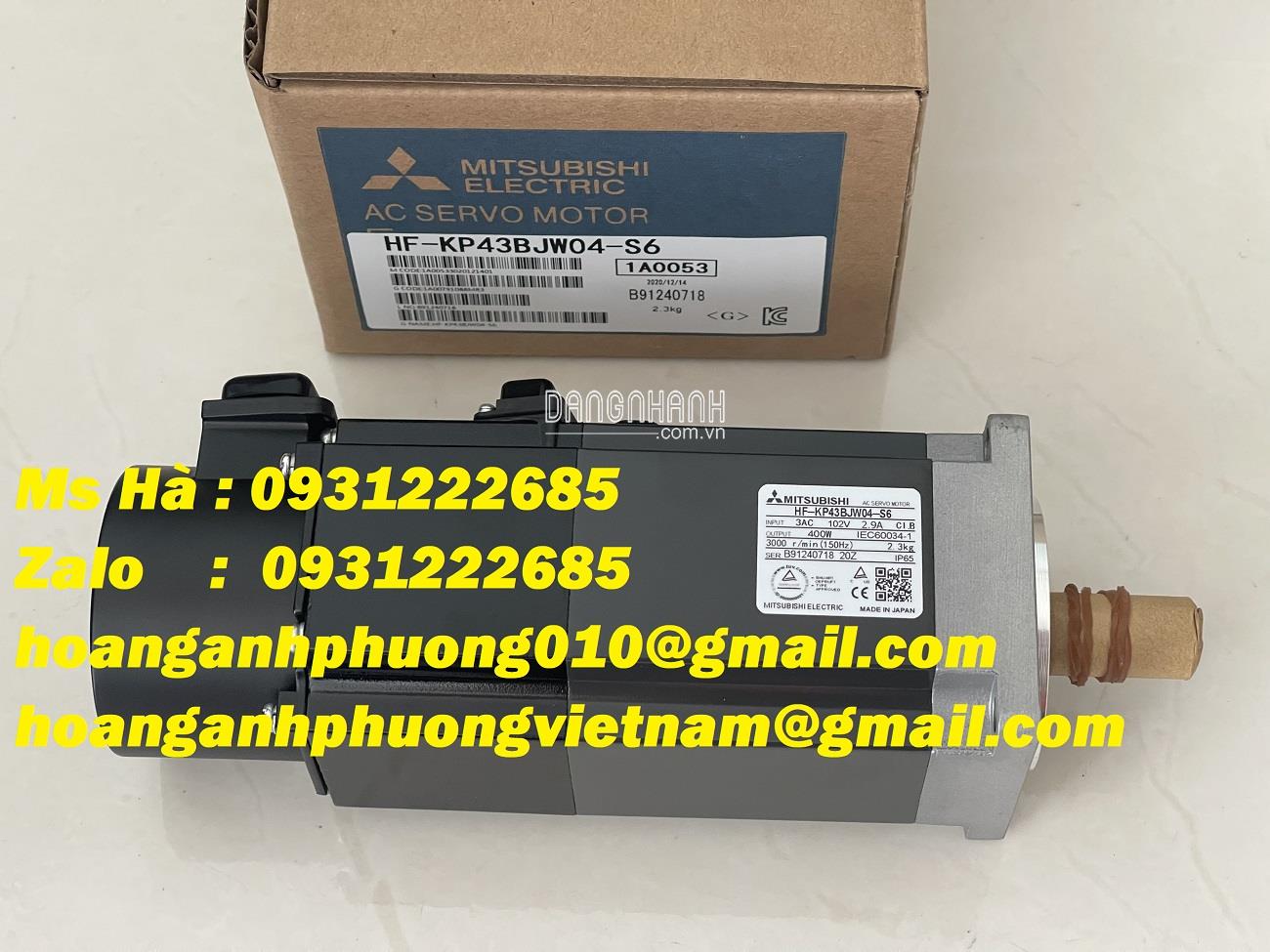 Ngành điện tự động hóa - Mitsubishi - Động cơ HF-KP43BJW04-S6 