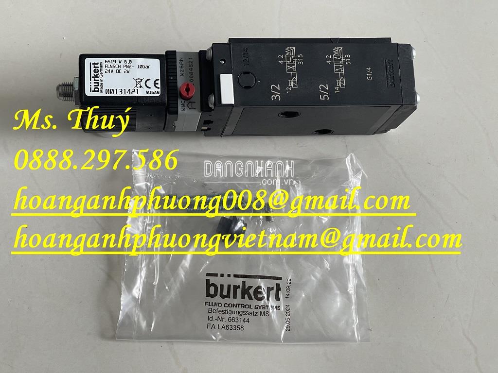 Van Khí Nén Burkert 6519 W 6.0 - New 100% - Giá tốt toàn quốc