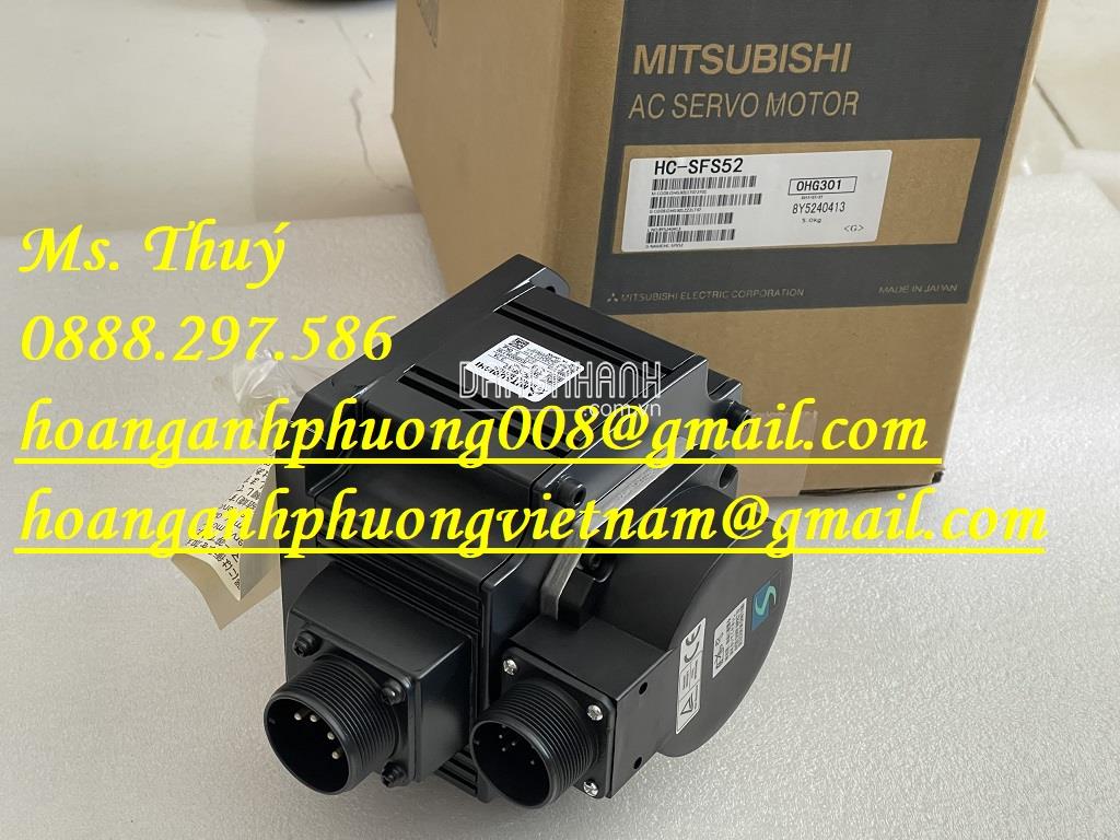 Hàng chuẩn Japan - Động cơ 0.5kW - Mitsubishi HC-SFS52