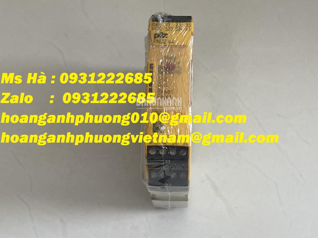 Relay 750104 Pilz PNOZ S4 24VDC 3n/o 1n/c giá tốt hiện nay 