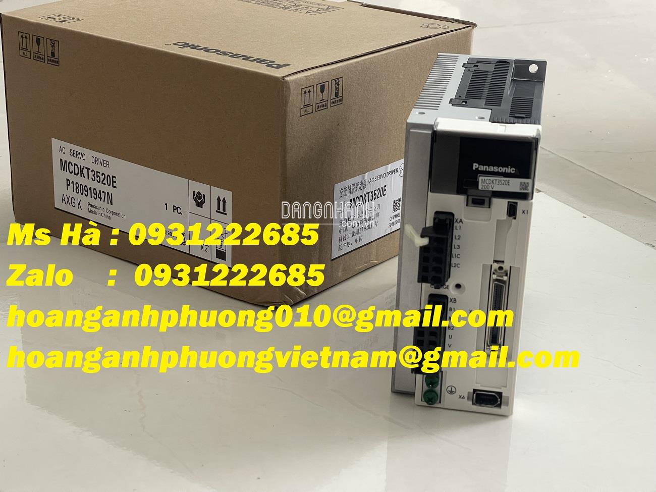 Servo A5 giá cạnh tranh dòng MCDKT3520E panasonic